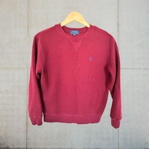 Polo burgundy sweatshirt SZ 14
